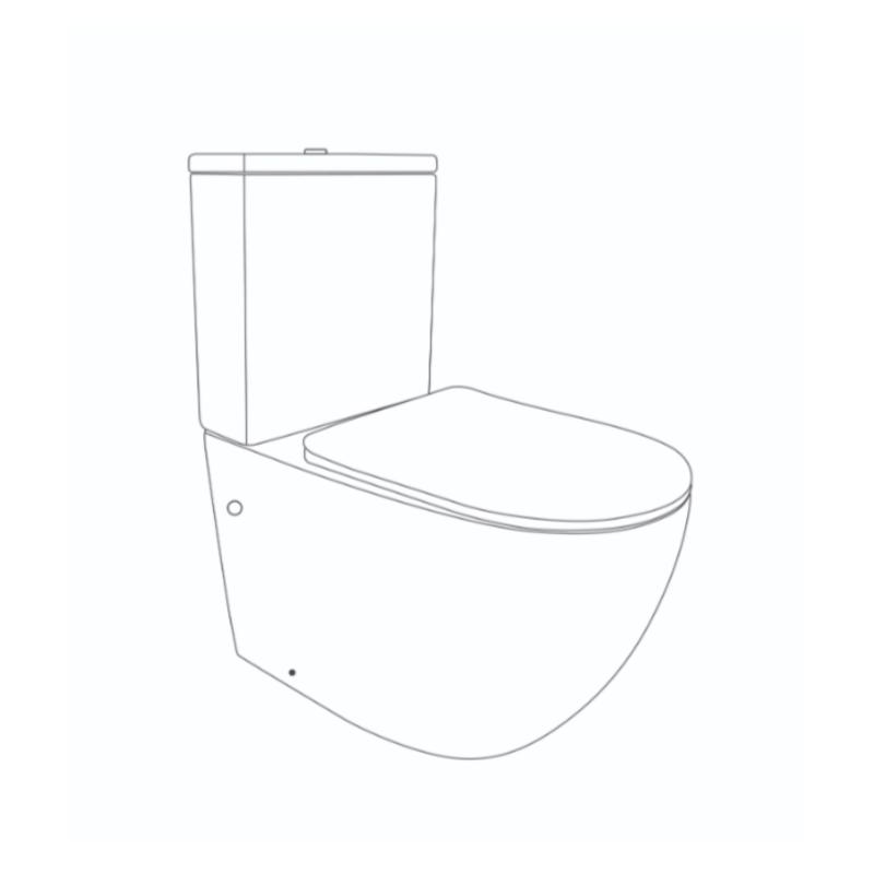 Унітаз підлоговий Qtap Jay Ultra Quiet з сидінням Soft-close 640x360x835 мм QT07222175TW White — фото 11